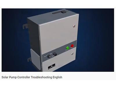 太阳能泵控制器故障排除